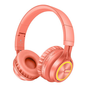 Fashion Rose Gold Wireless Bluetooth Headphones Headset with Microphone Bluetooth