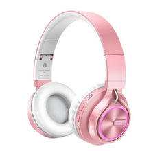 Load image into Gallery viewer, Fashion Rose Gold Wireless Bluetooth Headphones Headset with Microphone Bluetooth