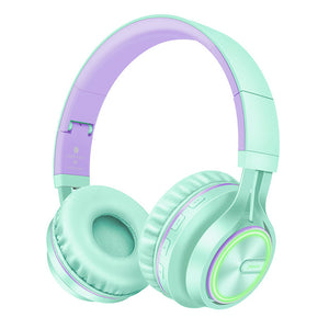 Rose Bluetooth Headphone Bass Wireless Headphones