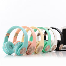 Load image into Gallery viewer, Candy Color Bluetooth Headphones Earphone Wireless Headphone